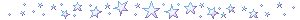 divider of pixelated stars